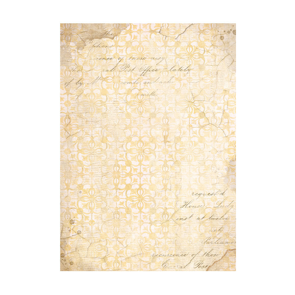 Stamperia GOLDEN HARMONY A6 Assorted Rice Paper SELECTION Decoupage 8 sheets #DFSAK6029