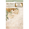 Stamperia GOLDEN HARMONY A6 Assorted Rice Paper SELECTION Decoupage 8 sheets #DFSAK6029