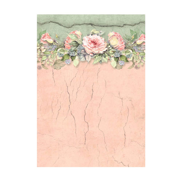 PRE-ORDER Stamperia HOUSE OF ROSES A6 Assorted Rice Paper Selection Decoupage 8 sheets #DFSAK6039