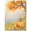 Stamperia WHISPERING WOODS A6 Background Assorted Decoupage Rice Paper 8 sheets #DFSAK6045