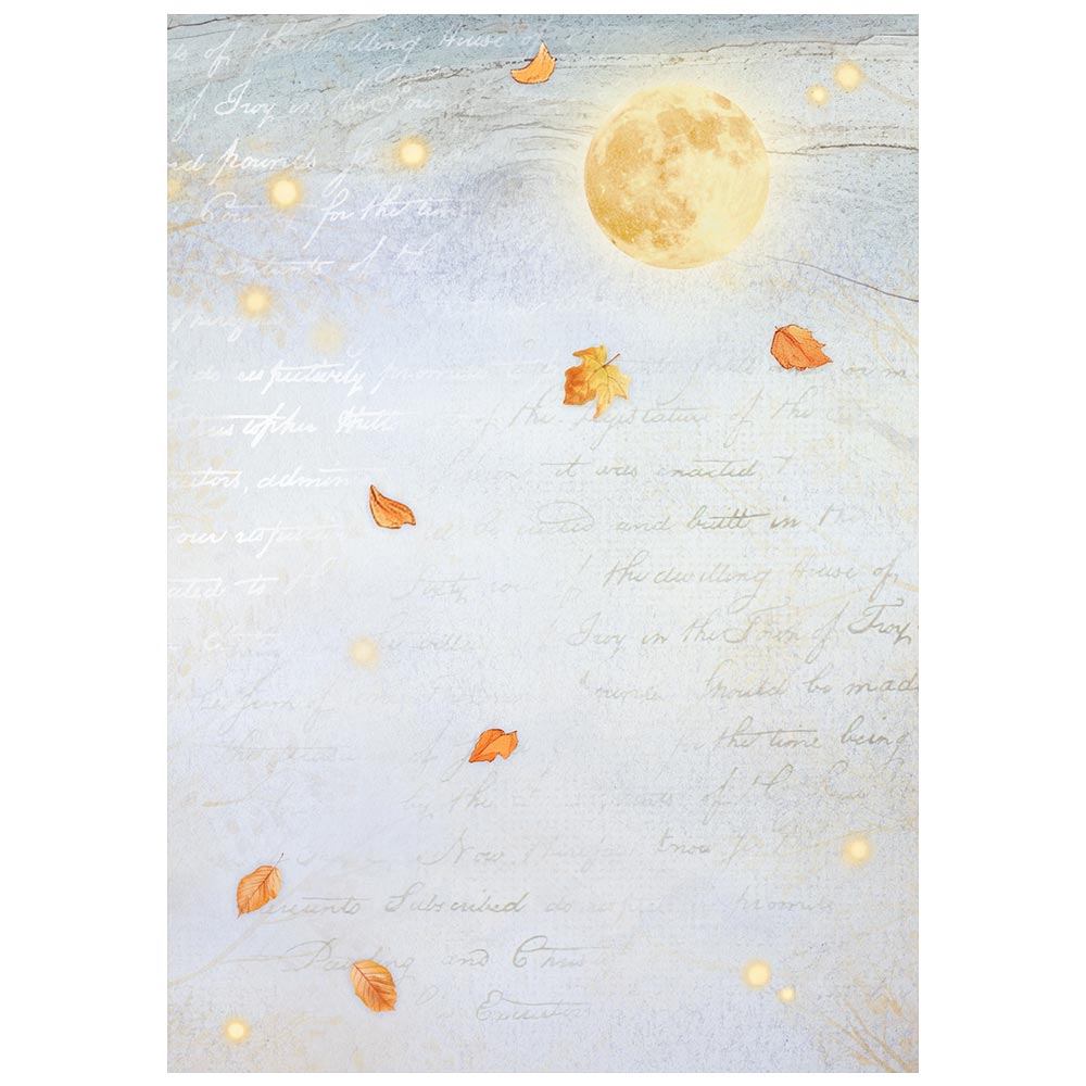 Stamperia WHISPERING WOODS A6 Background Assorted Decoupage Rice Paper 8 sheets #DFSAK6045