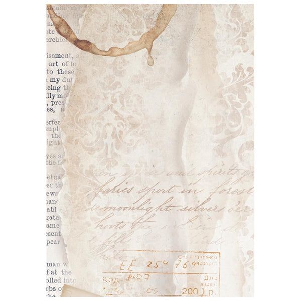 Stamperia QUIET DAYS A6 Background Assorted Decoupage Rice Paper 8 sheets #DFSAK6047