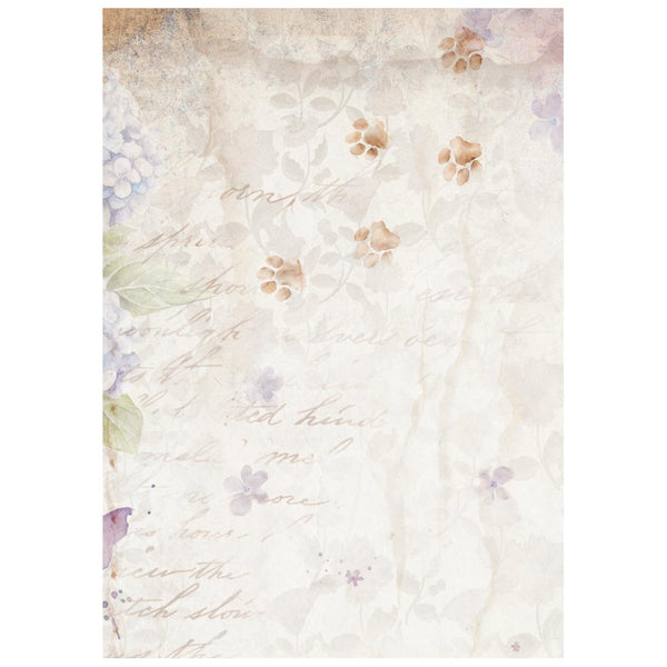Stamperia QUIET DAYS A6 Background Assorted Decoupage Rice Paper 8 sheets #DFSAK6047