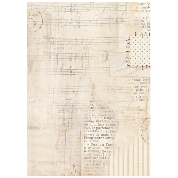 Stamperia FAMILY BACKGROUNDS A6 Assorted Decoupage Rice Paper 8 sheets #DFSAK6049