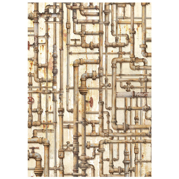 Stamperia A NEW BEGINNING MINI A6 Assorted BACKGROUNDS Decoupage Rice Paper 8 sheets #DFSAK6052