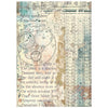 Stamperia GARDENS OF TIME Backgrounds A6 Selection Decoupage Rice Paper 8 sheets #DFSAK6053