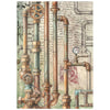 Stamperia GARDENS OF TIME Backgrounds A6 Selection Decoupage Rice Paper 8 sheets #DFSAK6053