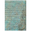 Stamperia SYMPHONY Backgrounds A6 Selection Decoupage Rice Paper 8 sheets #DFSAK6055