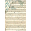 Stamperia SYMPHONY Backgrounds A6 Selection Decoupage Rice Paper 8 sheets #DFSAK6055