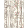 Stamperia WINTER MAGIC Backgrounds A6 Selection Decoupage Rice Paper 8 sheets #DFSAK6056