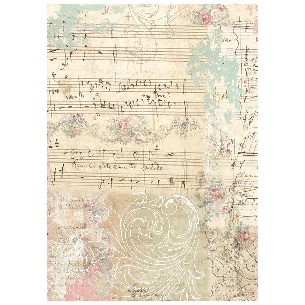 Stamperia WINTER MAGIC Backgrounds A6 Selection Decoupage Rice Paper 8 sheets #DFSAK6056