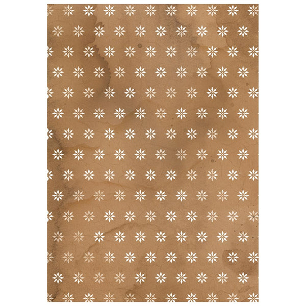 Stamperia SILENT NIGHT - Christmas A6 BACKGROUNDS Selection Decoupage Rice Paper 8 sheets #DFSAK6058
