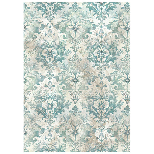 Stamperia WHITE CHRISTMAS A6 BACKGROUNDS Selection Decoupage Rice Paper 8 sheets #DFSAK6059
