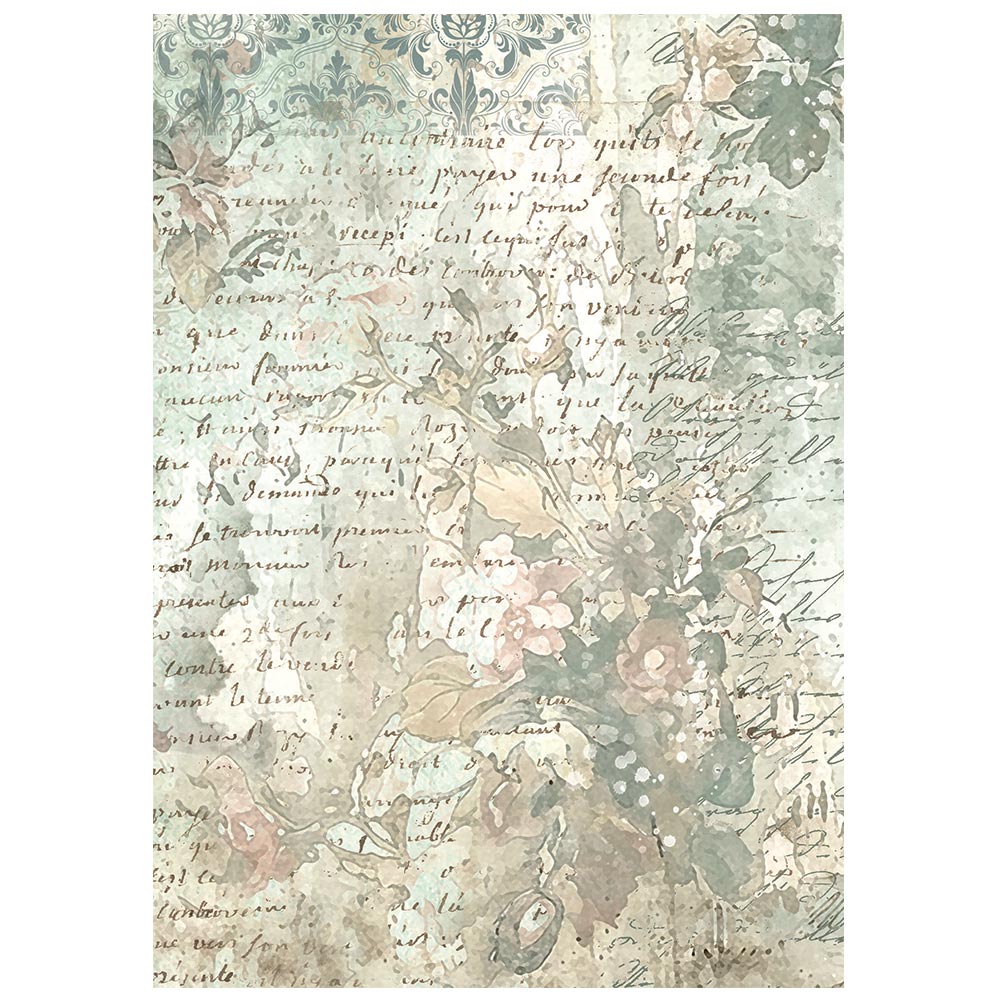 Stamperia WHITE CHRISTMAS A6 BACKGROUNDS Selection Decoupage Rice Paper 8 sheets #DFSAK6059