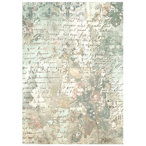Stamperia WHITE CHRISTMAS A6 BACKGROUNDS Selection Decoupage Rice Paper 8 sheets #DFSAK6059