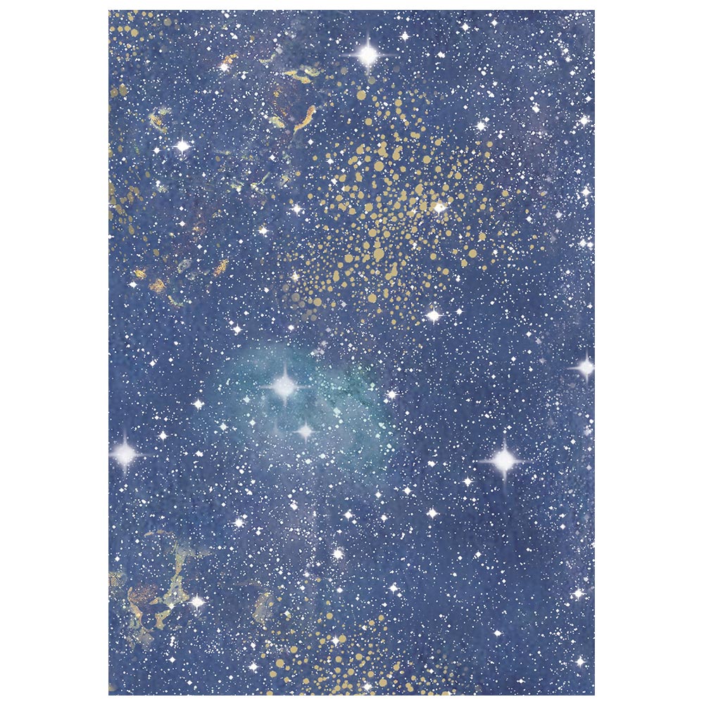 Stamperia COSMOS - A6 BACKGROUNDS Selection Decoupage Rice Paper 8 sheets #DFSAK6060