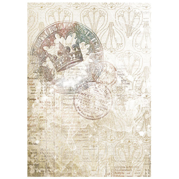 Stamperia OUR WAY A6 BACKGROUNDS Selection Decoupage Rice Paper 8 sheets #DFSAK6061