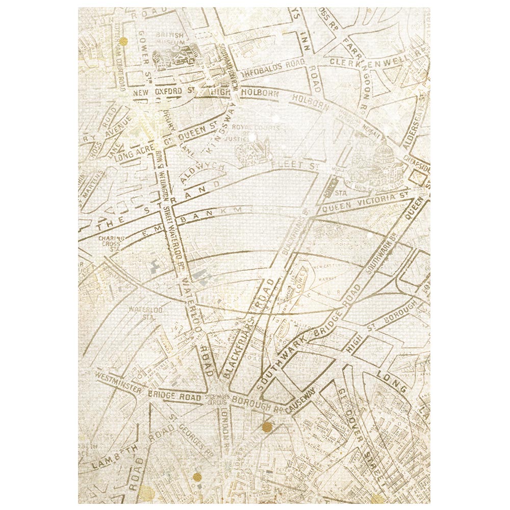 Stamperia OUR WAY A6 BACKGROUNDS Selection Decoupage Rice Paper 8 sheets #DFSAK6061