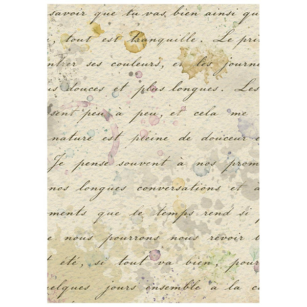Stamperia FLOWERS and POEMS A6 BACKGROUNDS Selection Decoupage Rice Paper 8 sheets #DFSAK6062