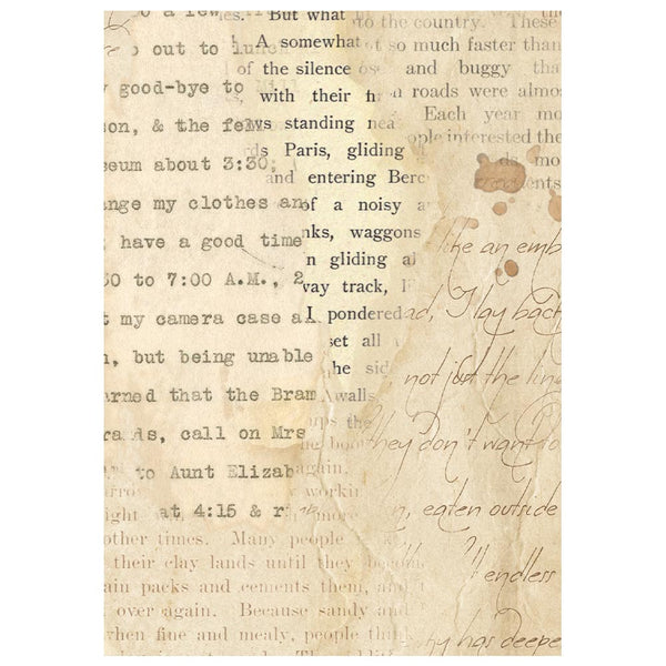 Stamperia COZY FAMILY A6 BACKGROUNDS Selection Decoupage Rice Paper 8 sheets #DFSAK6063