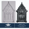 Decoupage Queen GOTHIC WINDOW Silicone Moulds Molds 5" x 8"  Mixed Media  Food Safe Resin Decor  #DQMF0002 Limited Edition