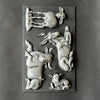 Decoupage Queen NATIVITY ANIMALS Christmas Silicone Moulds Molds 5" x 8"  Mixed Media  Food Safe Resin Decor  #DQMF0007 Limited Edition