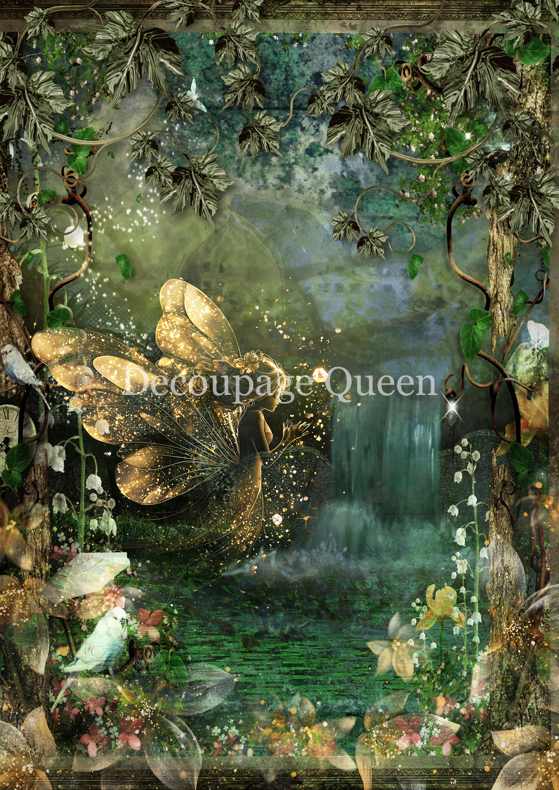 Decoupage Queen IN THE GLADE A4 Decoupage Rice Paper DQRP0739