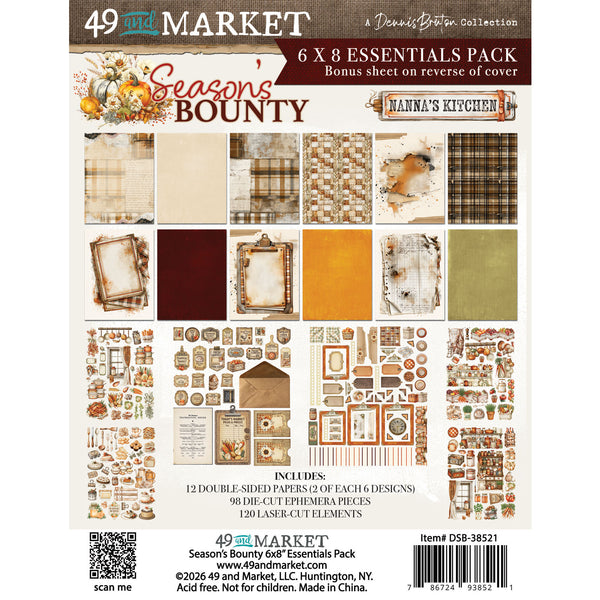 PRE-ORDER - 49 and Market SEASON'S BOUNTY 6X8 ESSENTIALS Pack #DSB-38521