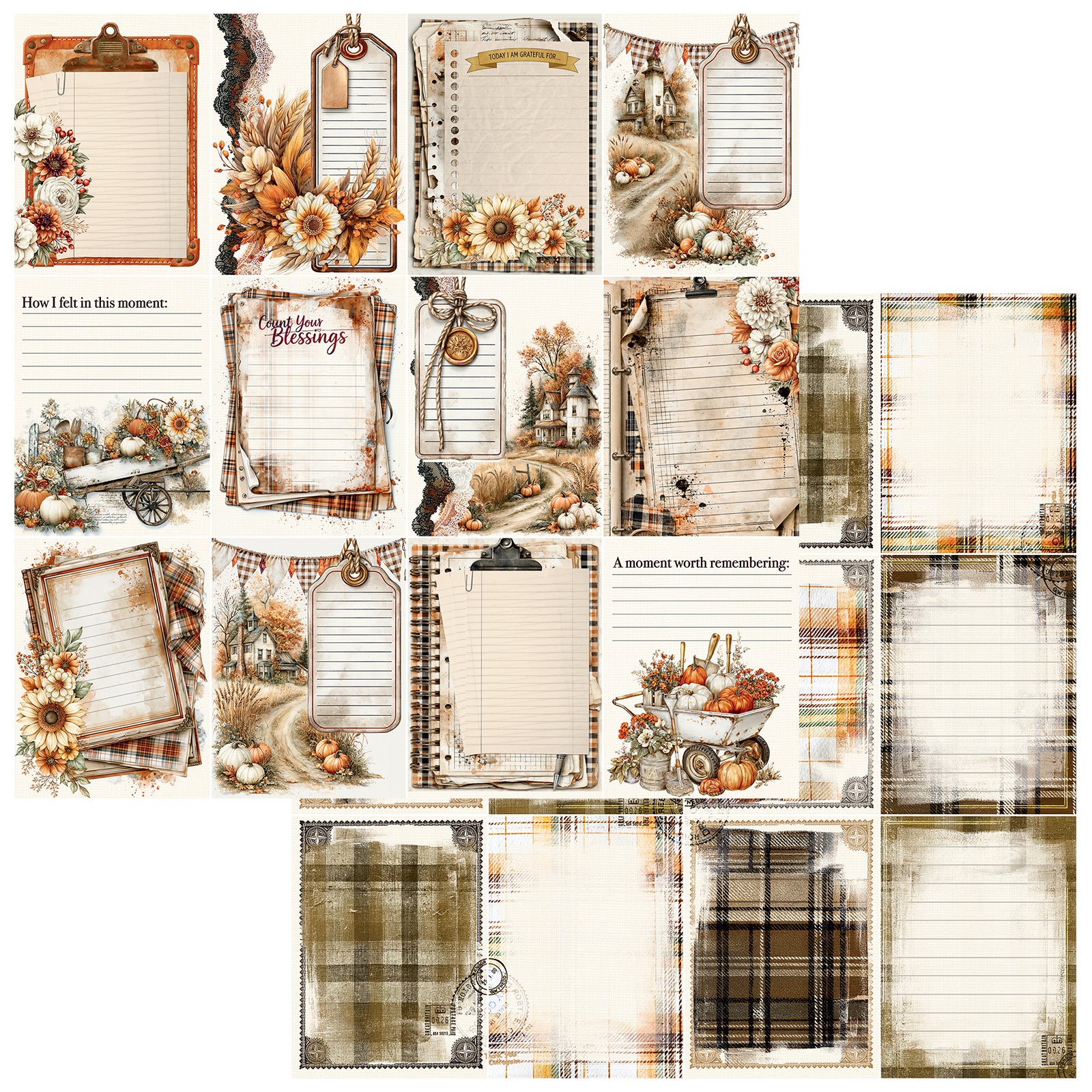 PRE-ORDER - 49 and Market SEASON'S BOUNTY 12x12 Collection Pack #DSB-38507
