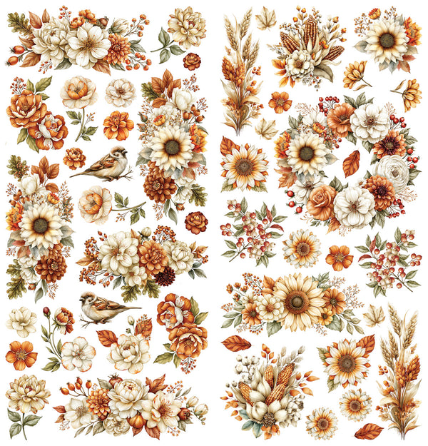 Pre-Order - 49 and Market SEASON'S BOUNTY - Laser-Cut WILDFLOWERS Set #DSB-38682