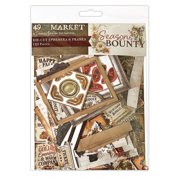 Pre-Order - 49 and Market SEASON'S BOUNTY - Laser-Cut Ephemera Set #DSB-38699