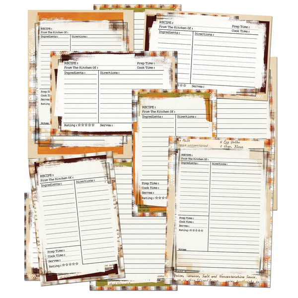 Pre-Order - 49 and Market RECIPE CARDS Ephemera #DSB-38729
