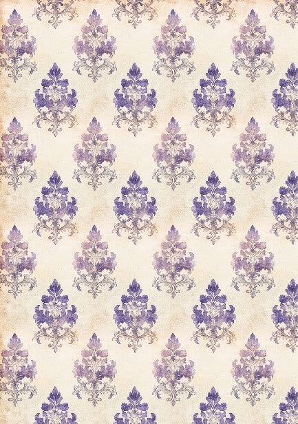 LaBlanche PURPLE MOTIF - EASTER 02 A4 Decoupage Rice Paper #LBD411