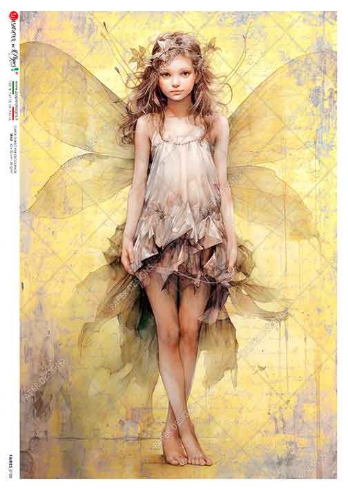 Paper Designs FAIRY GIRL  A4 Decoupage Rice Paper #FAIRIES_0108