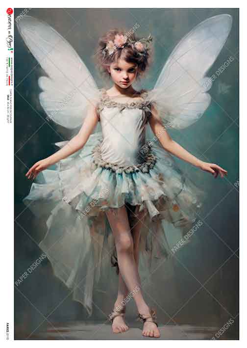Paper Designs FAIRY DANCER A4 Decoupage Rice Paper #FAIRIES_0110
