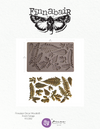 Decorative mold with leaf design and 'Finnabair' branding on a white background