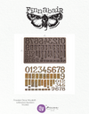 Prima Finnabair LETTERPRESS NUMBERS Imaginarium Moulds Molds 5" x 8" #951405