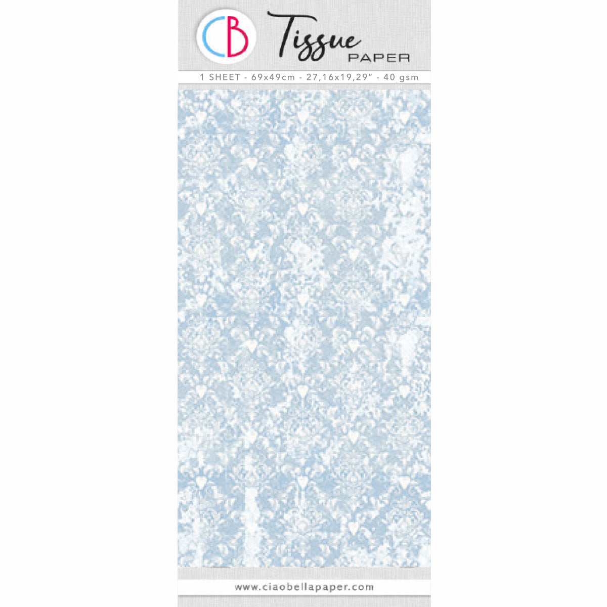 Ciao Bella BLUE PROVENCE Tissue Decoupage Decor Paper 27.17