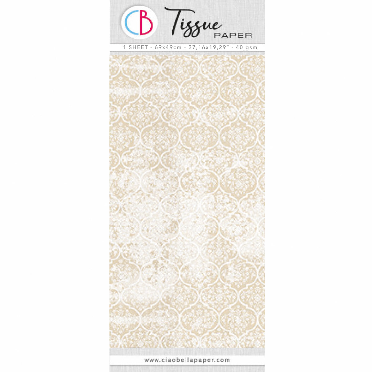 Ciao Bella CLASSIC CHIC Tissue Decoupage Decor Paper 27.17