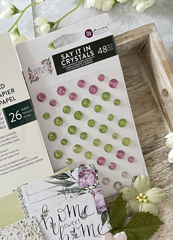 Prima SERENE PETALS Collection SIIC Say it in Crystals 48 pcs #671273