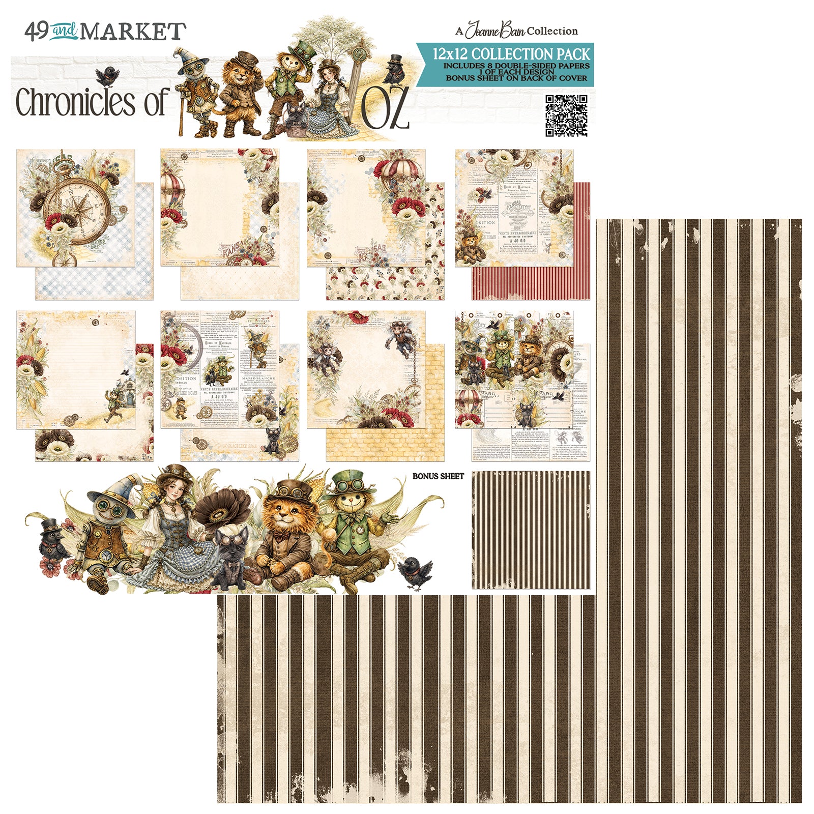 PRE-ORDER - 49 and Market CHRONICLES OF OZ 12x12 Collection Pack #JCO-38279