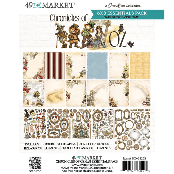 PRE-ORDER - 49 and Market CHRONICLES OF OZ 6X8 ESSENTIALS Pack #JCO-38293