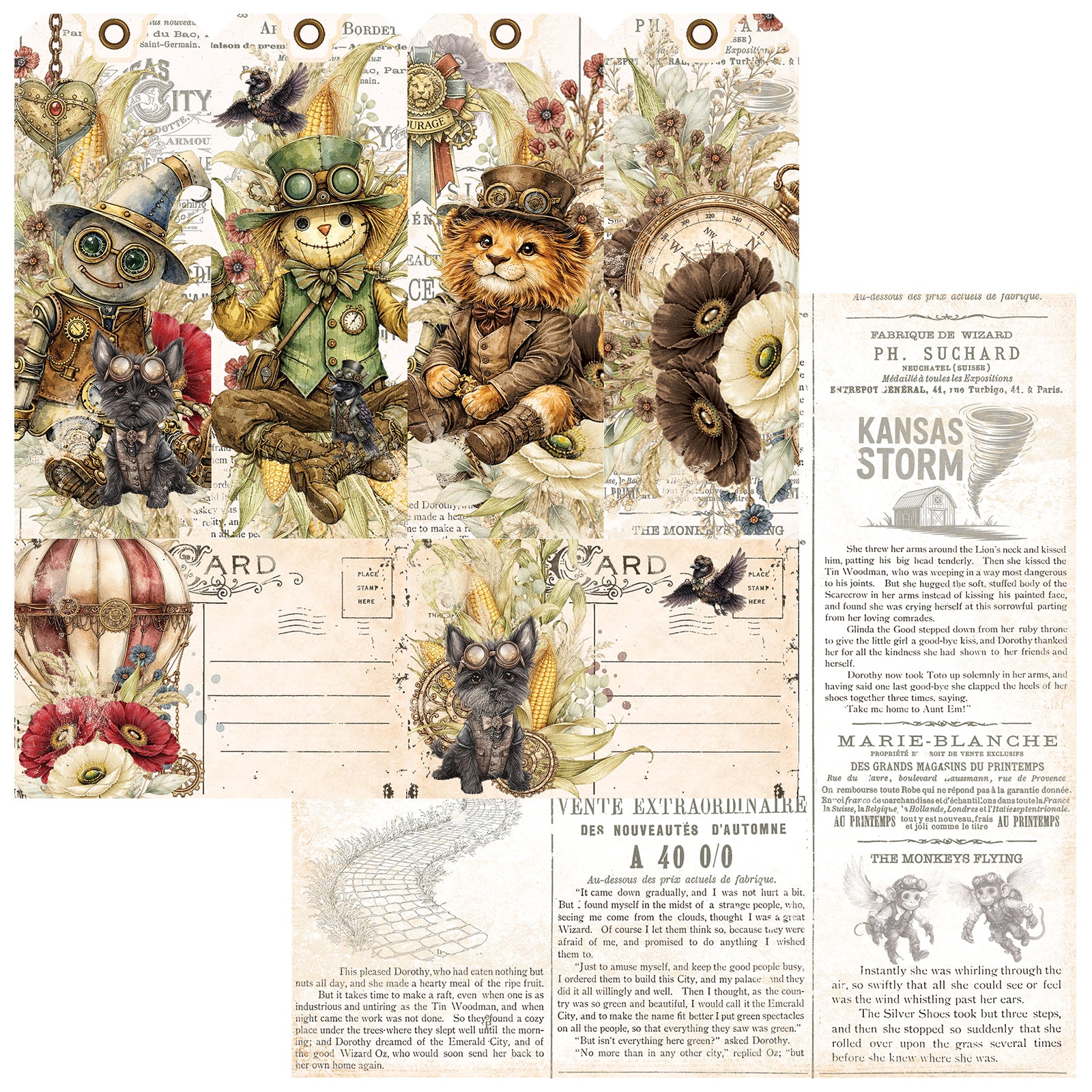 PRE-ORDER - 49 and Market CHRONICLES OF OZ 12x12 Collection Pack #JCO-38279