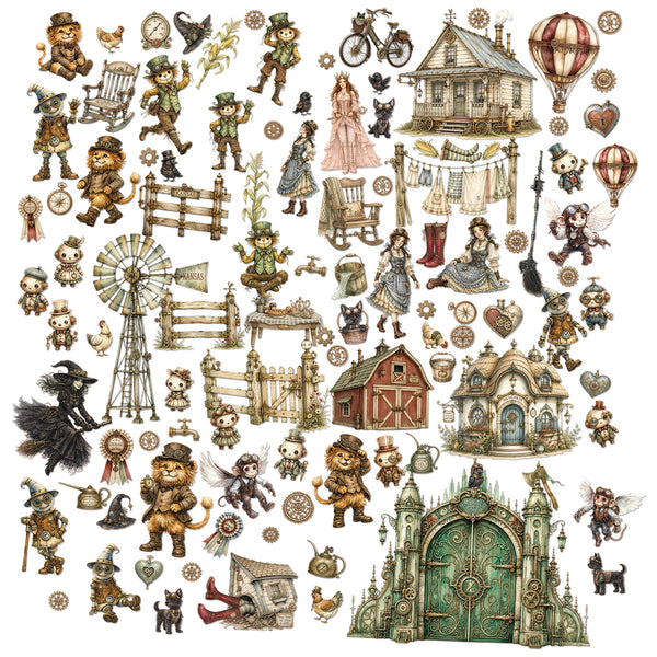 Pre-Order - 49 and Market CHRONICLES OF OZ -  Laser-Cut ELEMENTS Set #JCO-38446