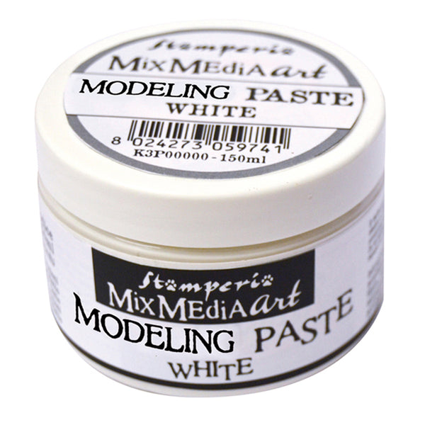 Stamperia MixMedia Art MODELING PASTE White 150 ML #K3P38W