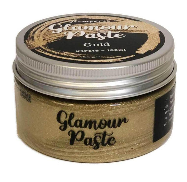 Stamperia Glamour Paste GOLD Shimmer 100 Ml  #K3P61B