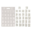 Stamperia MASTER OF MAGIC - ALPHABET Soft Mould A4 Cold Pour Mixed Media #K3PTA4589