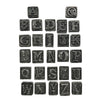Stamperia MASTER OF MAGIC - ALPHABET Soft Mould A4 Cold Pour Mixed Media #K3PTA4589