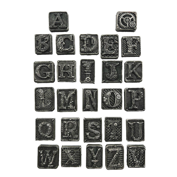 Stamperia MASTER OF MAGIC - ALPHABET Soft Mould A4 Cold Pour Mixed Media #K3PTA4589