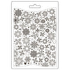 Stamperia Create Happiness DEWDROPS SNOWFLAKES A5 Soft Mould Cold Pour Resin #K3PTA5664